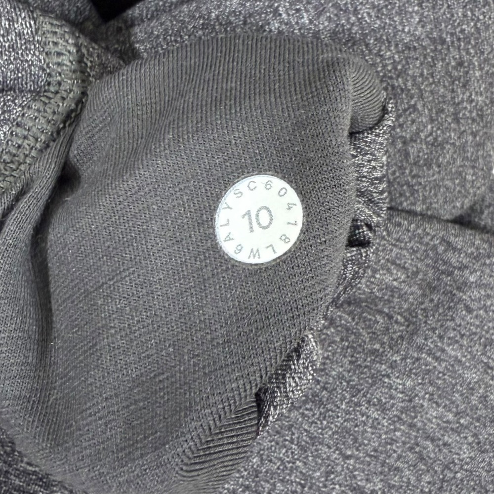 Lululemon Wunder Under Crop Leggings Gray Size 10 Women's High Rise Athleisure - Picture 4 of 8